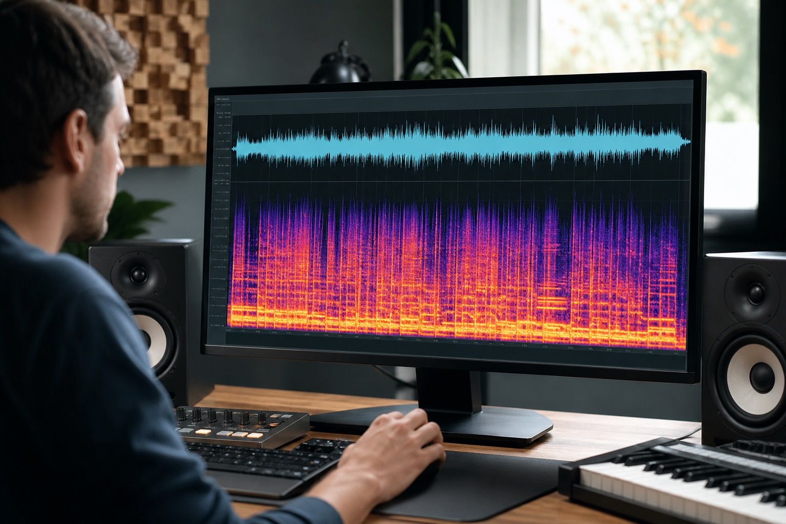 Spectrogram Generator For Checking AI Music Problems
